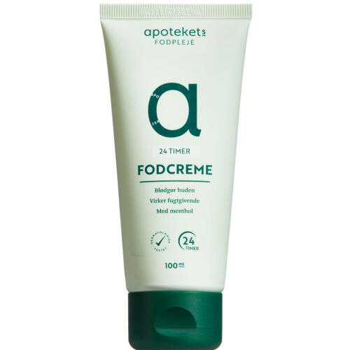 Køb Apotekets 24 Timer Fodcreme 100 ml online hos apotekeren.dk