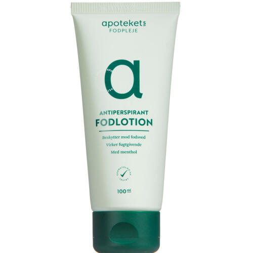 Køb Apotekets Antiperspirant Fodlotion 100 ml online hos apotekeren.dk