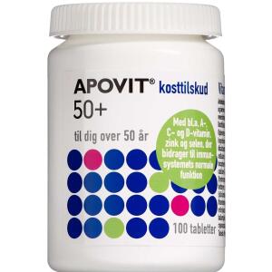 Køb Apovit 50+ 100 stk. online hos apotekeren.dk