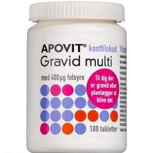 Køb Apovit Gravid Multi 100 stk. online hos apotekeren.dk