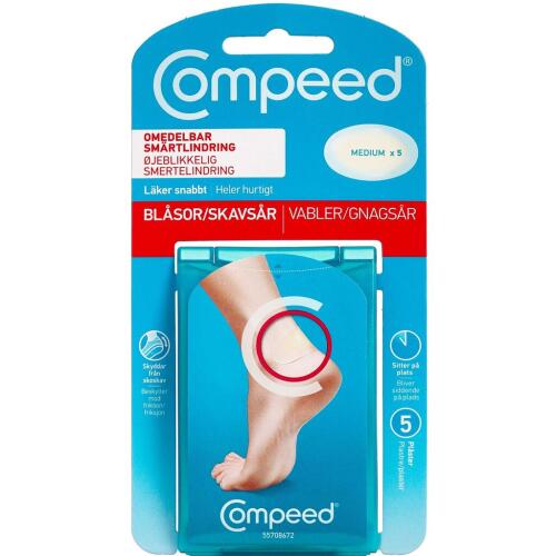 Køb Compeed vabelplaster beskytter huden M 5 stk. online hos apotekeren.dk