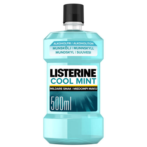 Køb Listerine Cool Mint 500 ml online hos apotekeren.dk