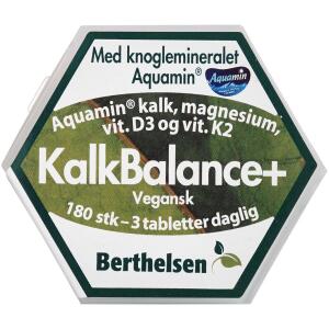 Køb Berthelsen KalkBalance+ 180 stk. online hos apotekeren.dk