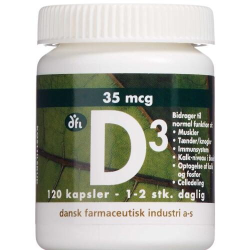 Køb D3 Vitamin 35 mcg 120 stk. online hos apotekeren.dk