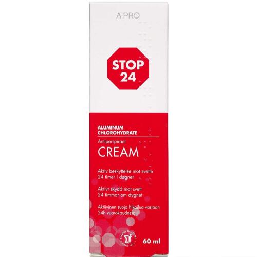 Køb Stop 24 Antiperspirant creme 60 ml online hos apotekeren.dk