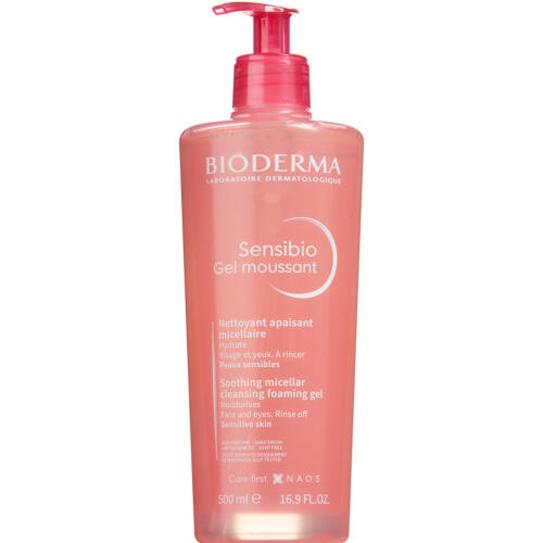 Køb Bioderma Sensibio Foaming Gel 500 ml online hos apotekeren.dk