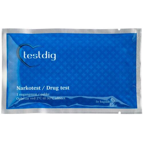 Tilstedeværelse anmodning biologi Testdig Multi Narkotest 1 stk. | apotekeren.dk | Køb online nu!