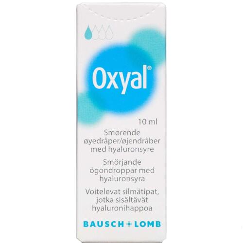 Køb Oxyal Smørende Øjendråber 10 ml online hos apotekeren.dk