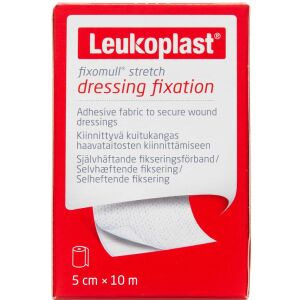 Køb Leukoplast Fixomull Stretch 5 cm x 10 m 1 stk. online hos apotekeren.dk