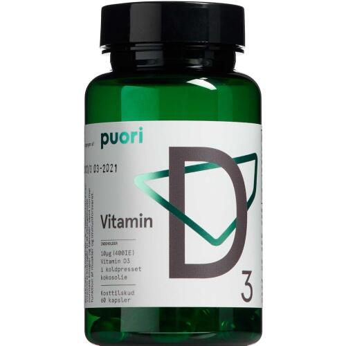 Køb Puori D3 D-vitamin 60 stk. online hos apotekeren.dk