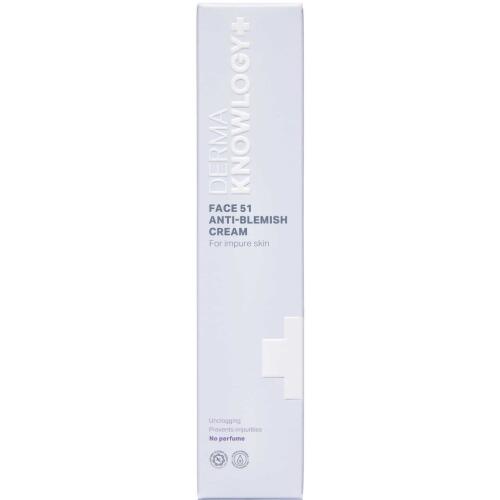 Køb DermaKnowlogy+ Face 51 Anti-Blemish Cream 50 ml online hos apotekeren.dk