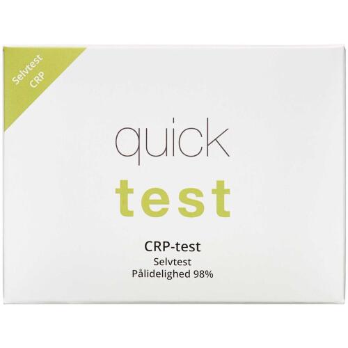 Køb Quicktest CRP-test 1 stk. online hos apotekeren.dk