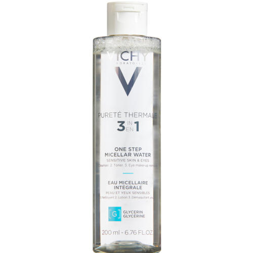 Køb Vichy Pureté Thermale 3-in-1 Micellar Water 200 ml online hos apotekeren.dk