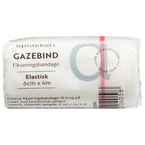 Køb APOTEKETS ELASTISK GAZEBIND online hos apotekeren.dk