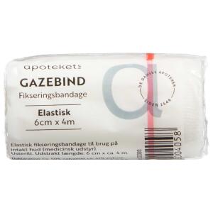 Køb Apotekets Elastisk Gazebind 6 cm x 4 m online hos apotekeren.dk