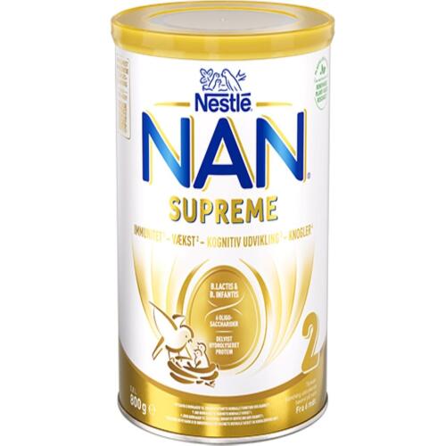 Køb NAN Supreme 2 800 g online hos apotekeren.dk
