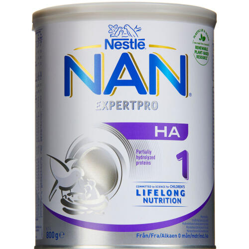 Køb Nan HA 1 modermælkserstatning 800 g online hos apotekeren.dk