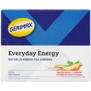 Køb Gerimax Daglig Energi tabletter 60 stk. online hos apotekeren.dk