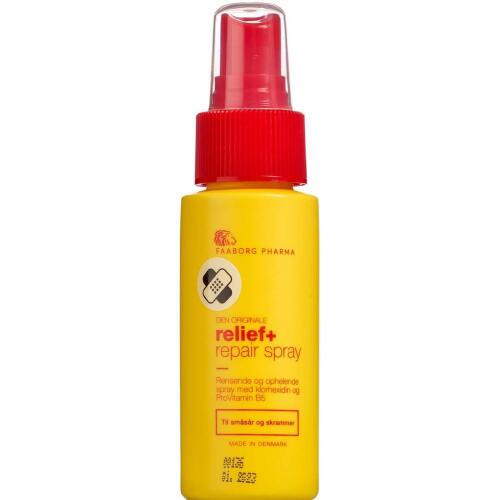 Køb Faaborg Pharma relief+ repair spray 50 ml online hos apotekeren.dk