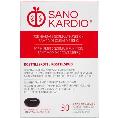Køb Sanokardio Kapsler 30 stk. online hos apotekeren.dk