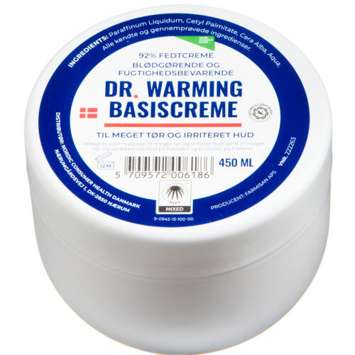 Køb Dr.Warming Basiscreme i krukke 450 ml online hos apotekeren.dk