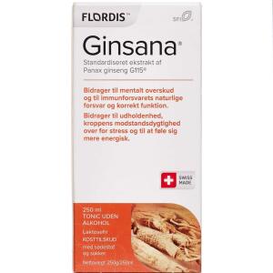 Køb Ginsana G115 Tonic 250 ml online hos apotekeren.dk