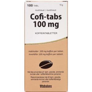 Køb Cofi-Tabs 100mg tabletter 100 stk. online hos apotekeren.dk