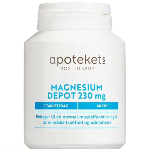 Køb Apotekets Magnesium Depot tabletter 60 stk.  online hos apotekeren.dk