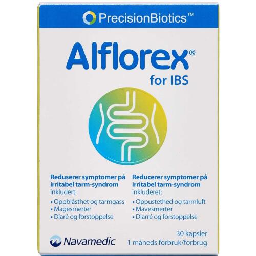 Køb Alflorex For IBS kapsler 30 stk.  online hos apotekeren.dk