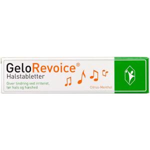 Køb GeloRevoice Halstabletter Citrus 20 stk. online hos apotekeren.dk