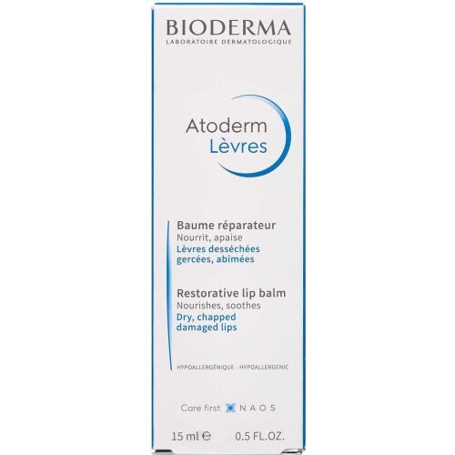 Køb Bioderma Atoderm Lip Balm 15 ml online hos apotekeren.dk