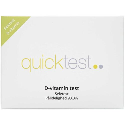 Køb Quicktest D-vitamin 1 stk. online hos apotekeren.dk
