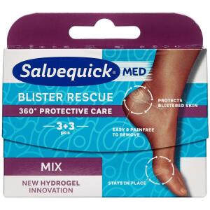 Køb Salvequick Blister Rescue Mix 6 stk. online hos apotekeren.dk
