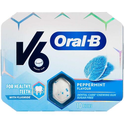 Køb V6 Oral-B Peppermint 3x10 stk. online hos apotekeren.dk