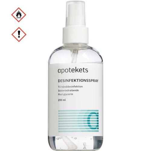 Køb Apotekets Desinfektions Spray 230 ml online hos apotekeren.dk