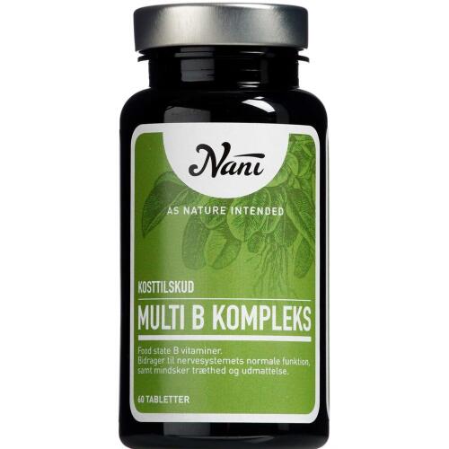 Køb Nani Multi B Kompleks 60 stk. online hos apotekeren.dk