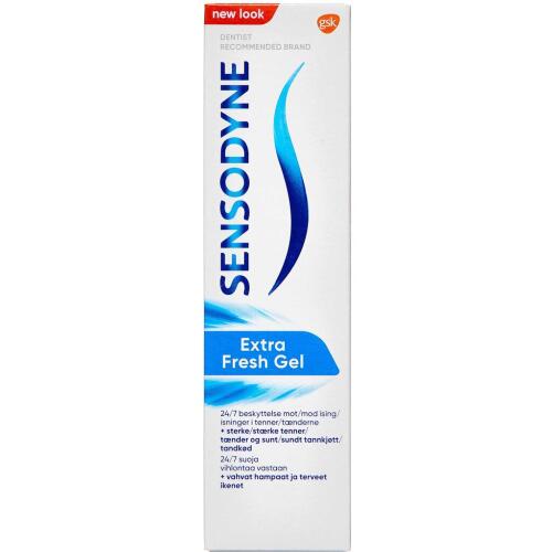 Køb Sensodyne Extra Fresh Gel tandpasta, 75 ml, til frisk ånde online hos apotekeren.dk