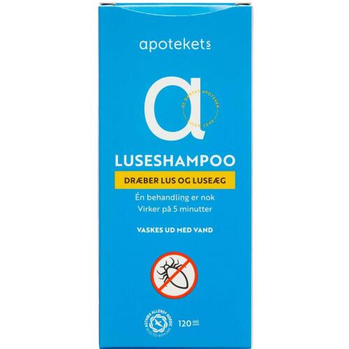 Køb Apotekets Luseshampoo 120 ml online hos apotekeren.dk