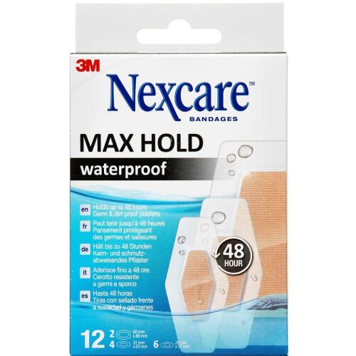 Køb 3M Nexcare Max Hold plaster 12 stk. online hos apotekeren.dk