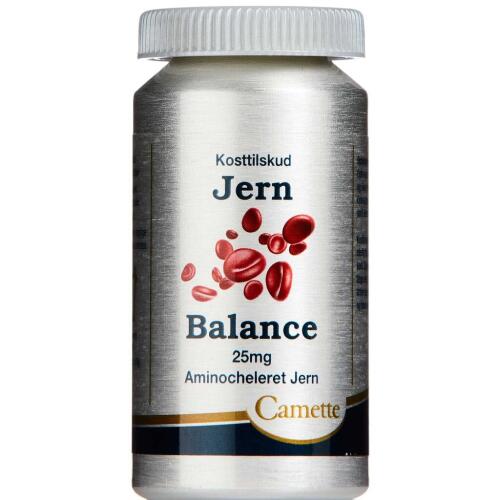 Køb Jern Balance 25 mg Aminocheleret 100 stk. online hos apotekeren.dk