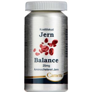 Køb Jern Balance 25 mg Aminocheleret 100 stk. online hos apotekeren.dk