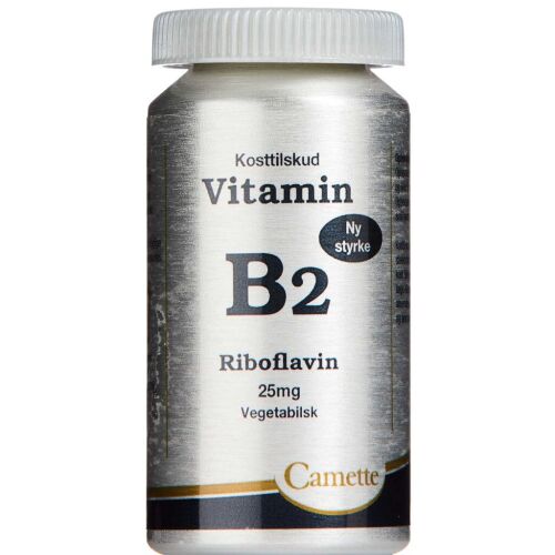 Køb B2 Vitamin Riboflavin 25 mg 90 stk. online hos apotekeren.dk
