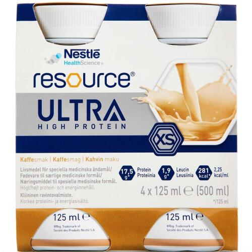 Køb Resource Ultra Kaffe 4 x 125 ml online hos apotekeren.dk