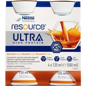 Køb Resource Ultra Karamel 4 x 125 ml online hos apotekeren.dk