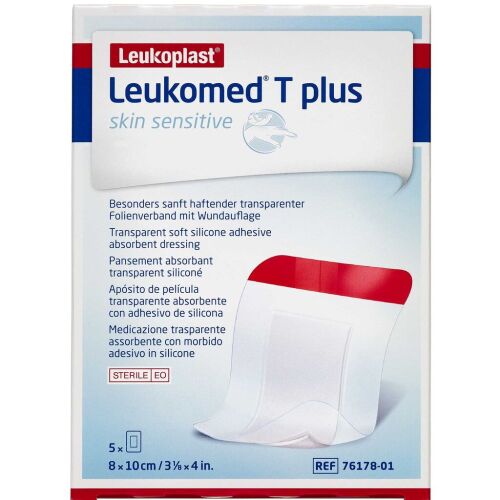 Køb Leukoplast Leukomed T Plus Sensitive 8x10 cm 5 stk. online hos apotekeren.dk