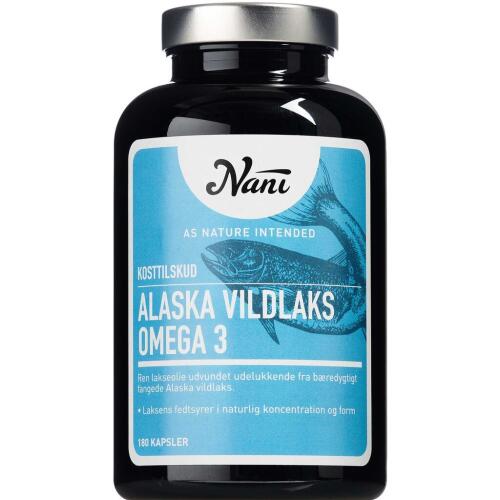 Køb Nani Alaska vildlaks Omega 3 180 stk. online hos apotekeren.dk