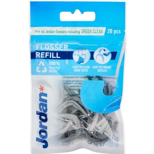 Køb Jordan DF Easy Clean Flosser Refill 20 stk. online hos apotekeren.dk