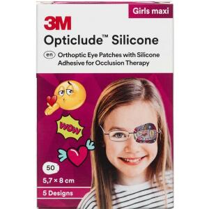 Køb 3M Opticlude Skeleplaster Girl 50 stk. online hos apotekeren.dk