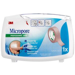 Køb Micropore Kirugisk Tape brun 1,25 cm x 9,14 m 1 stk. online hos apotekeren.dk