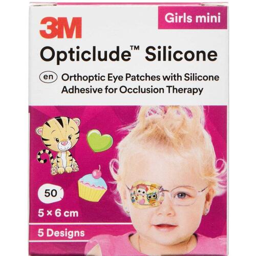 Køb 3M Opticlude Skeleplaster girl mini 50 stk. online hos apotekeren.dk